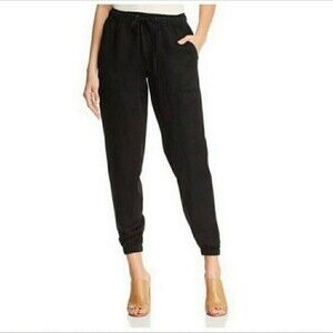 NWT Sanctuary Tencel Pull Up Jogger Black Lightweight Breathable Comfort Pants M